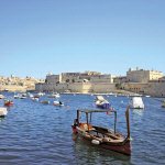 Fort St. Angelo en haven